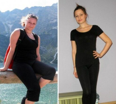 La jeune fille a en effet perdu du poids en suivant un régime à base de sarrasin. 