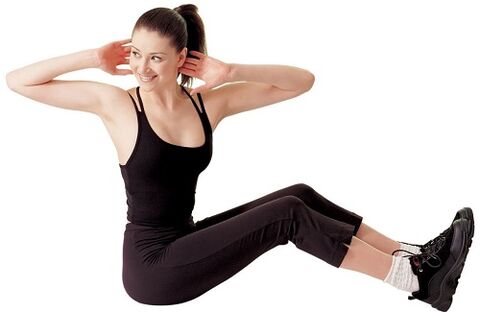 Exercices pour perdre du poids sur les côtés et l'abdomen.